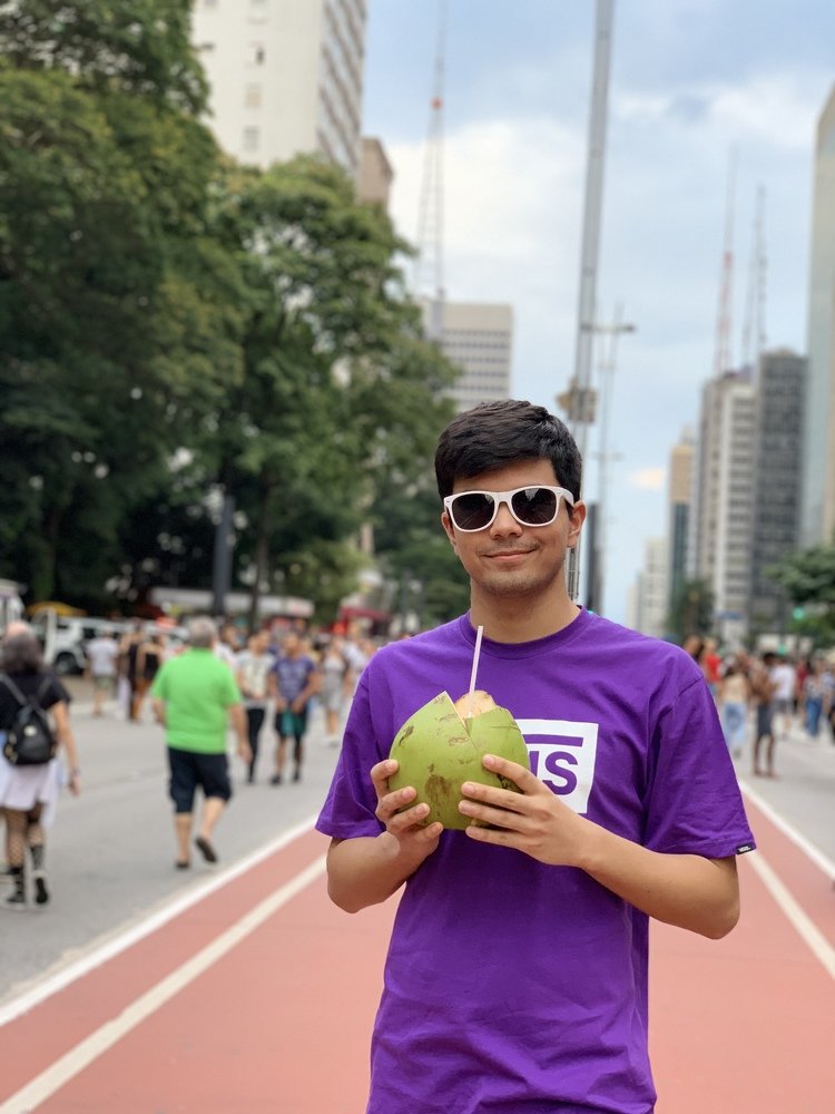 Portrait with a coconut