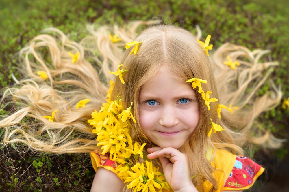 Девочка - весна