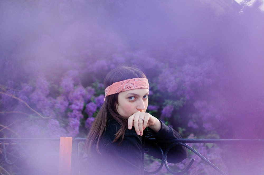 В сиреневых облаках