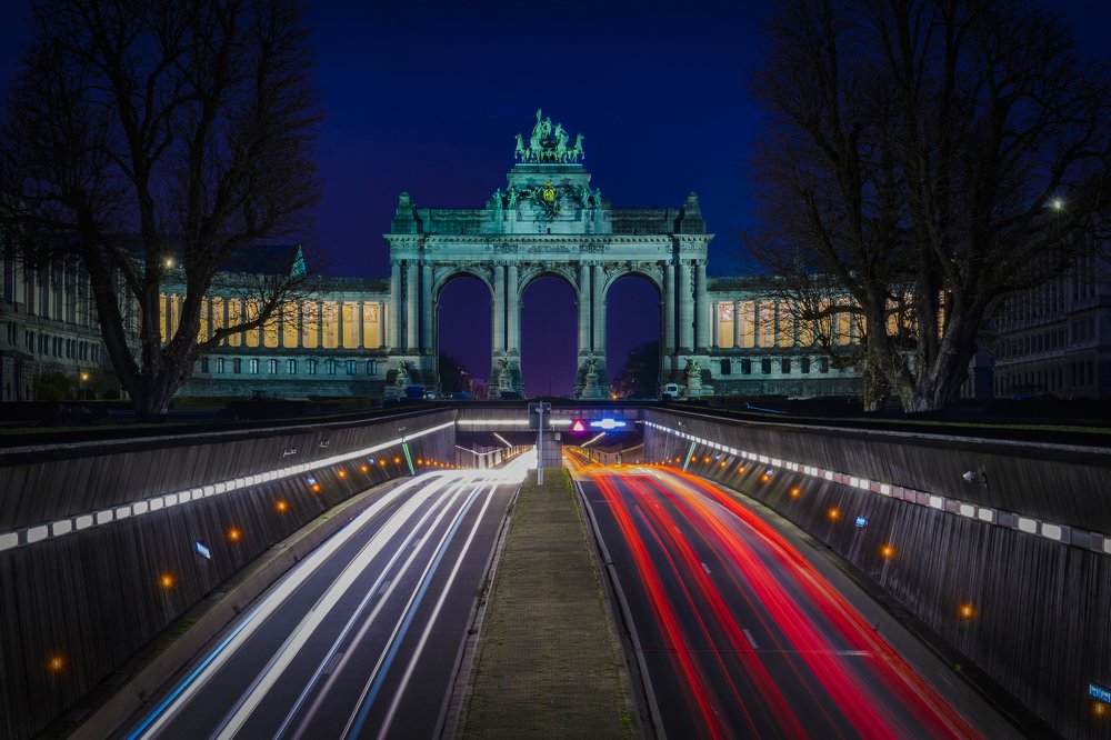 The Triumphal Arch of the Parc du Cinquantenaire