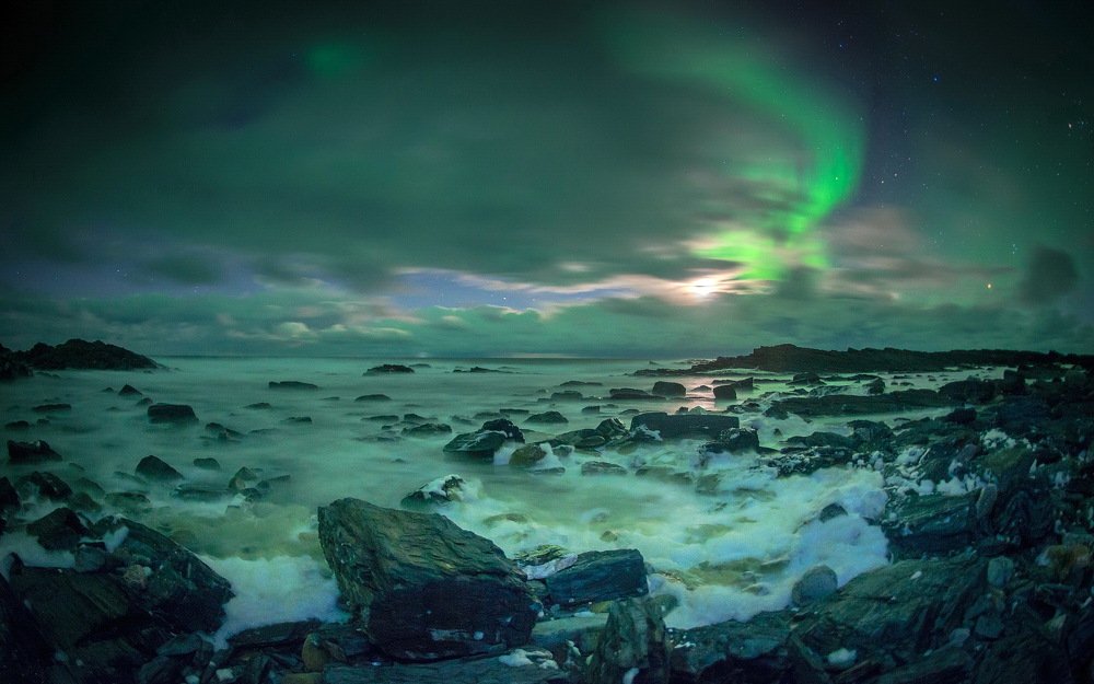 Ночные флаги Заполярья.