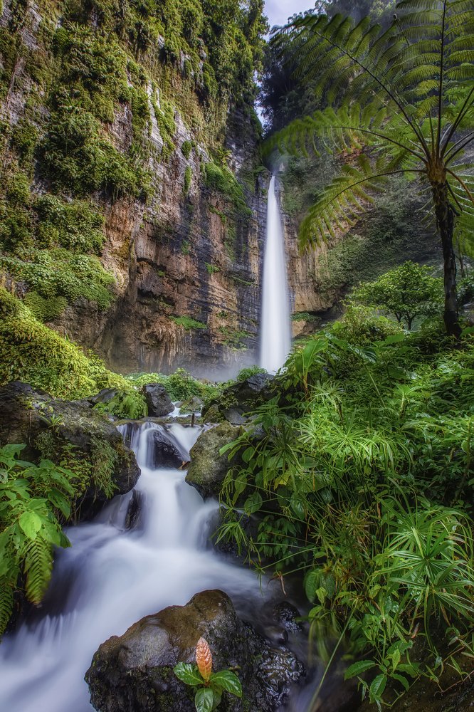 Kapas Biru Waterfall