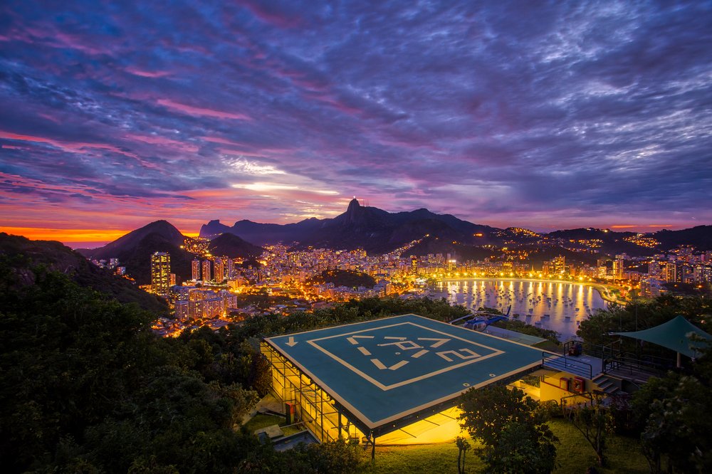 Dusk at the Sugarloaf Mountain