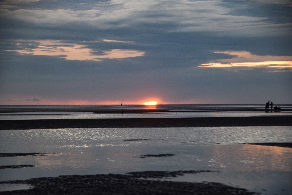 Sunset at Payum Beach, Merauke, Indonesia