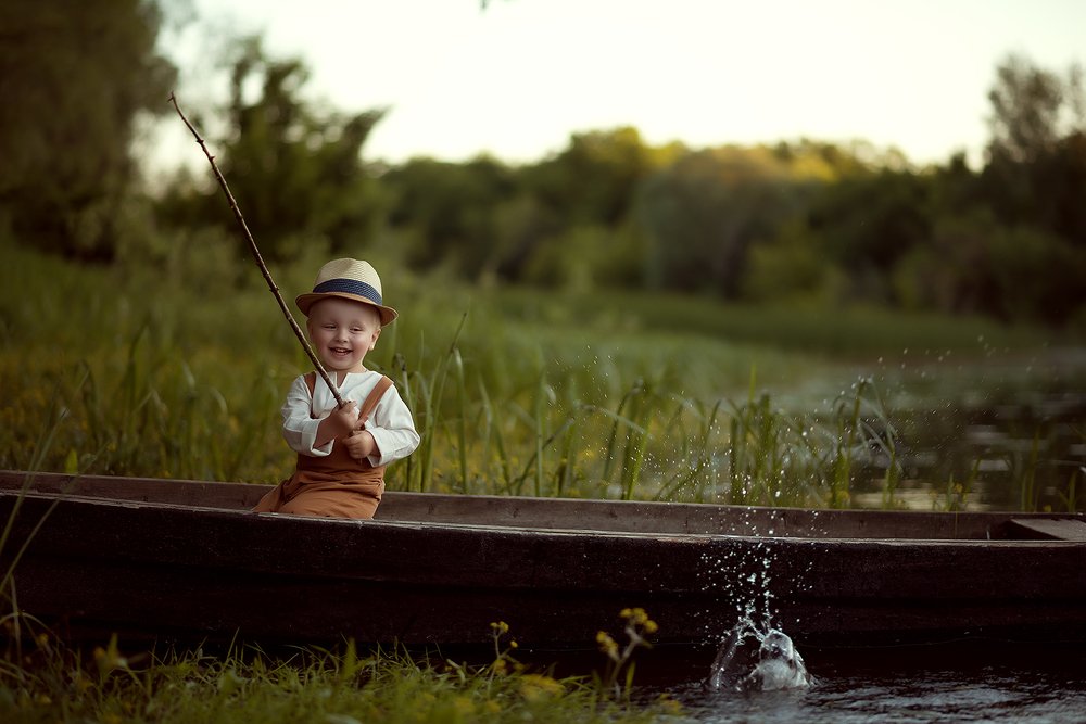 Деревенский рыбак