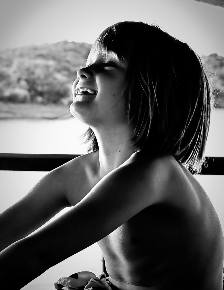 smiling face - natural light