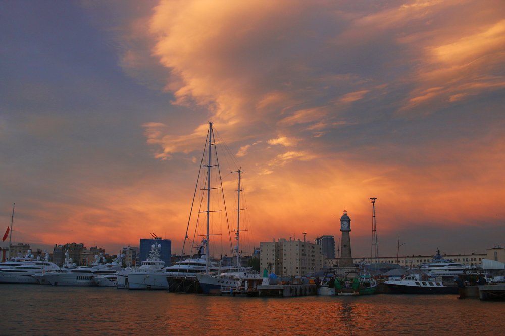 Закат на Балеарском море