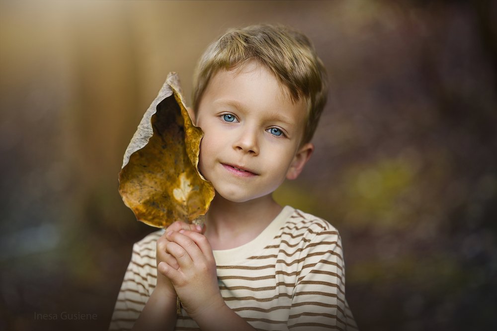 Doesn't matter that now is a summer, autumn leaves still possible to find..