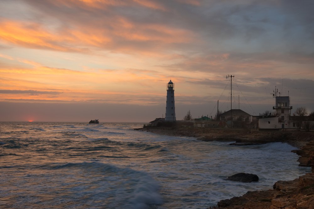 Тарханкут. Маяк. Крым.