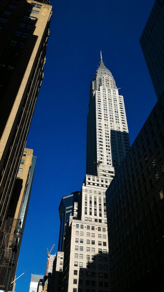 The famous Chrysler Building