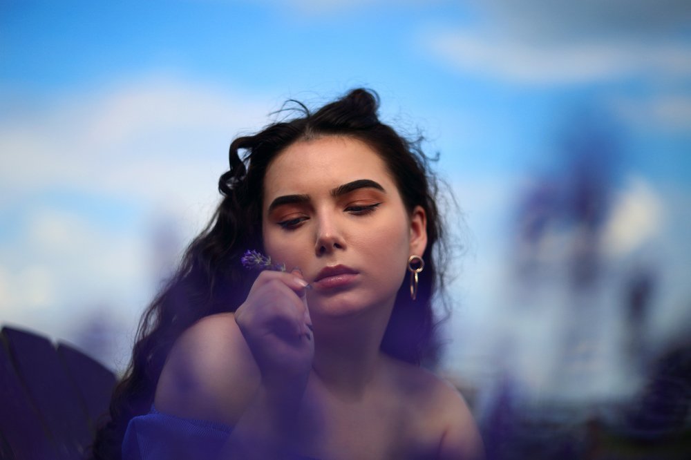 Through the lavender