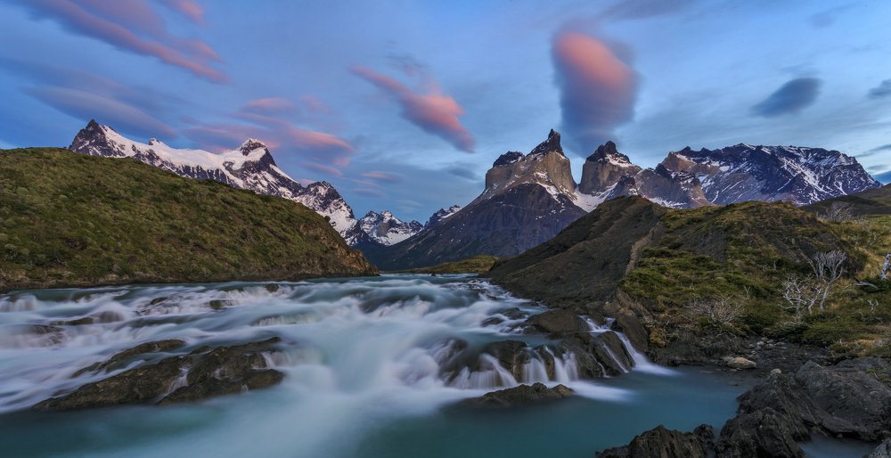 Soft sunrise at Torres Del Paine