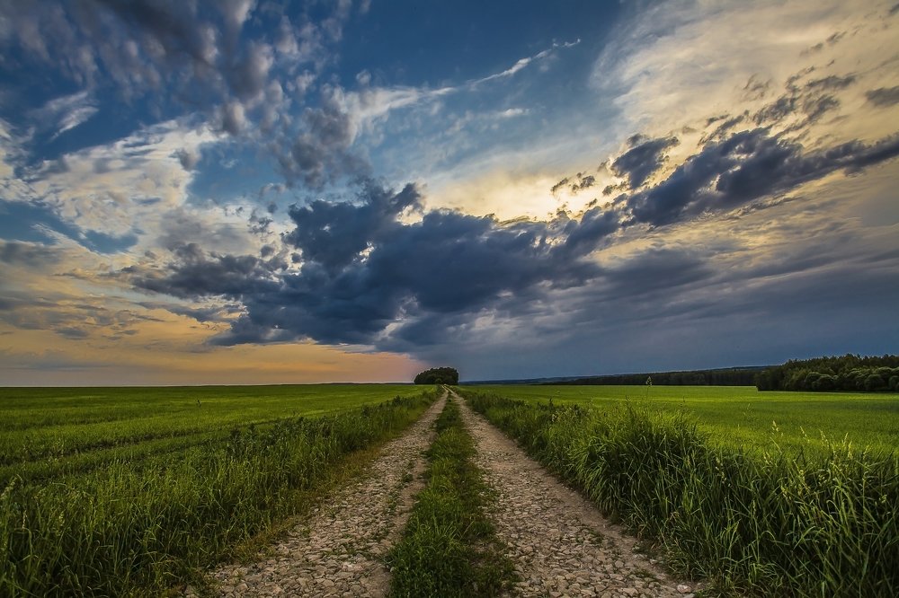 Местами грозы...