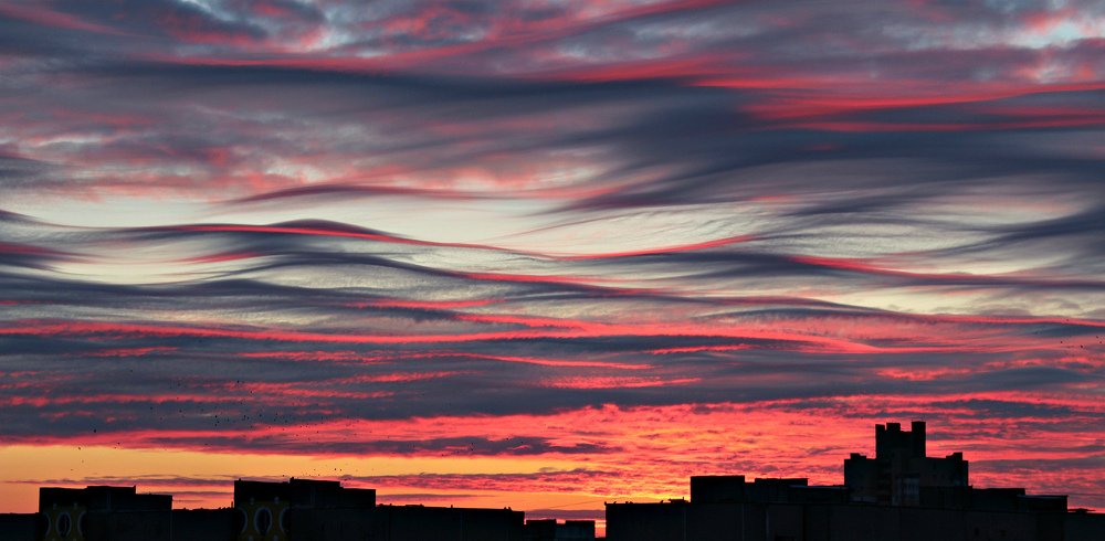 Рассвет над Гомелем.