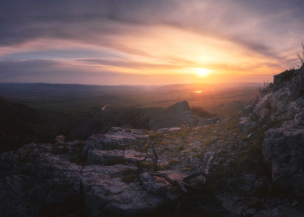 Закат в горах прекрасен!