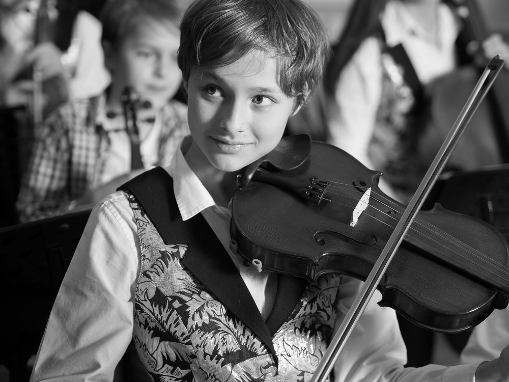 Юный скрипач