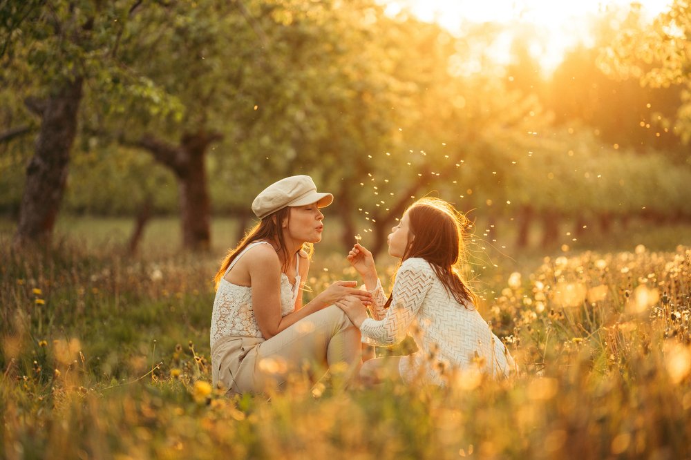 Сестры с разницей в 18 лет