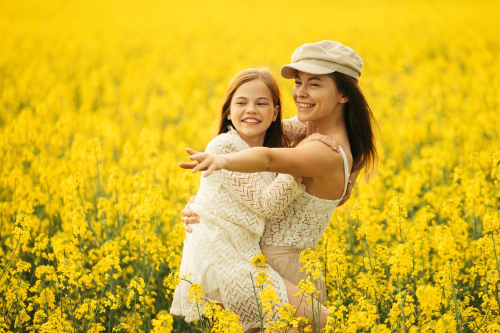 Сестры с разницей в 18 лет