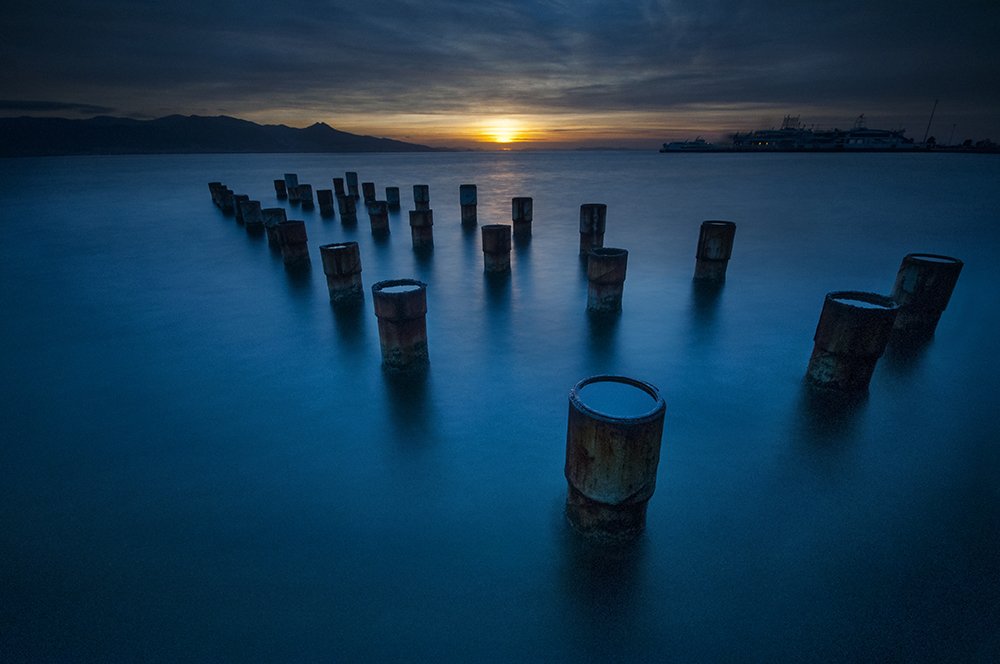 old pier in izmir