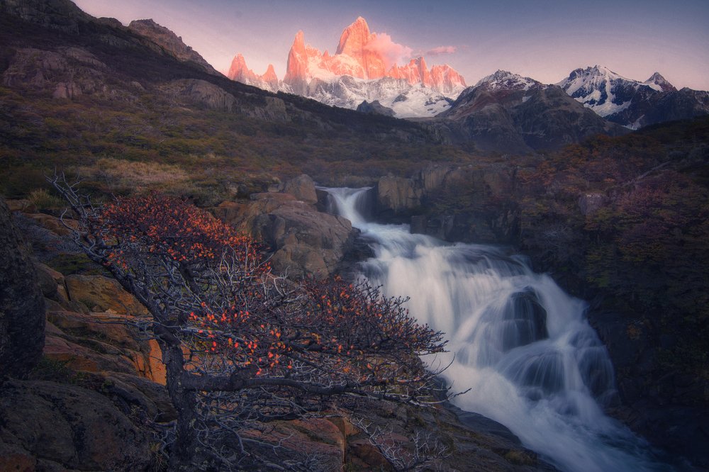 Amanecer, sunrise Fitz roy