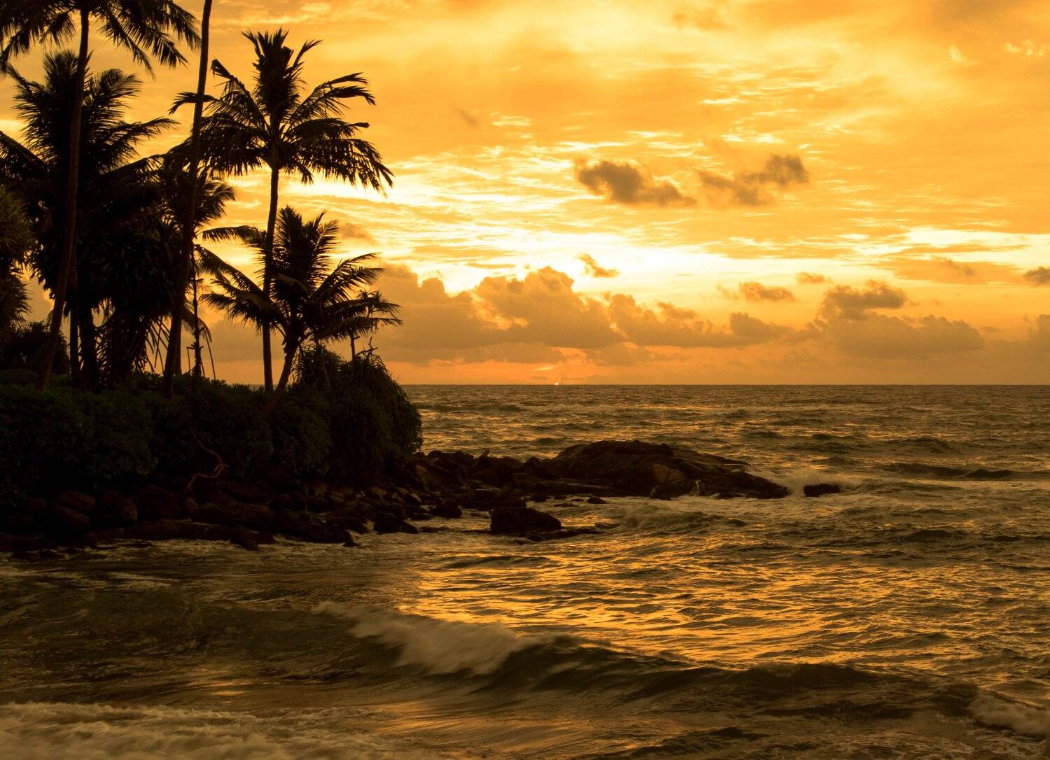 Sunset at Mount Lavinia