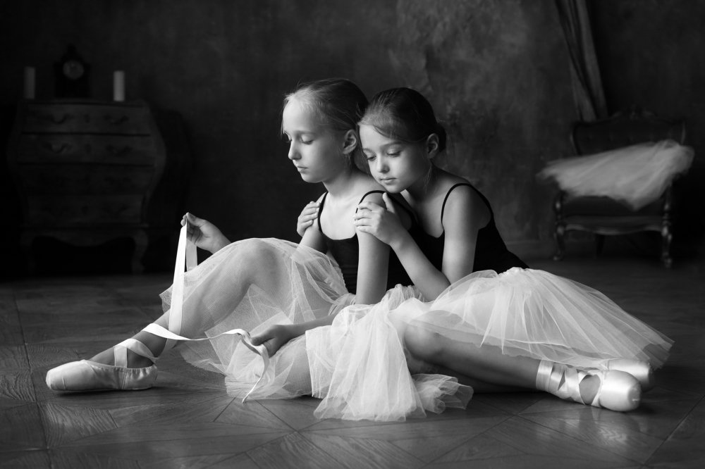 The little white swans