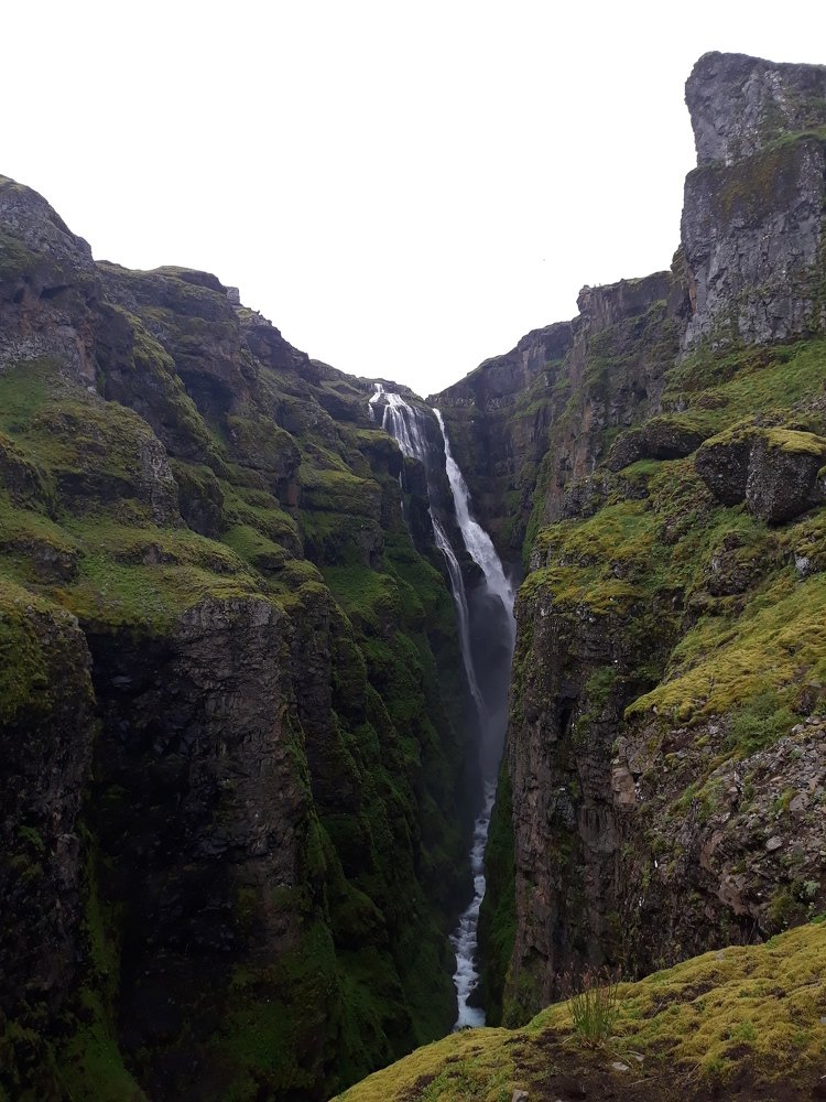 Glymur waterfall
