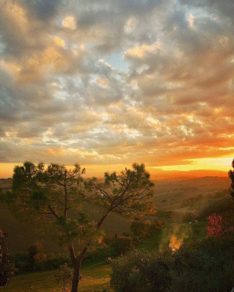 Закат в Монтелупоне