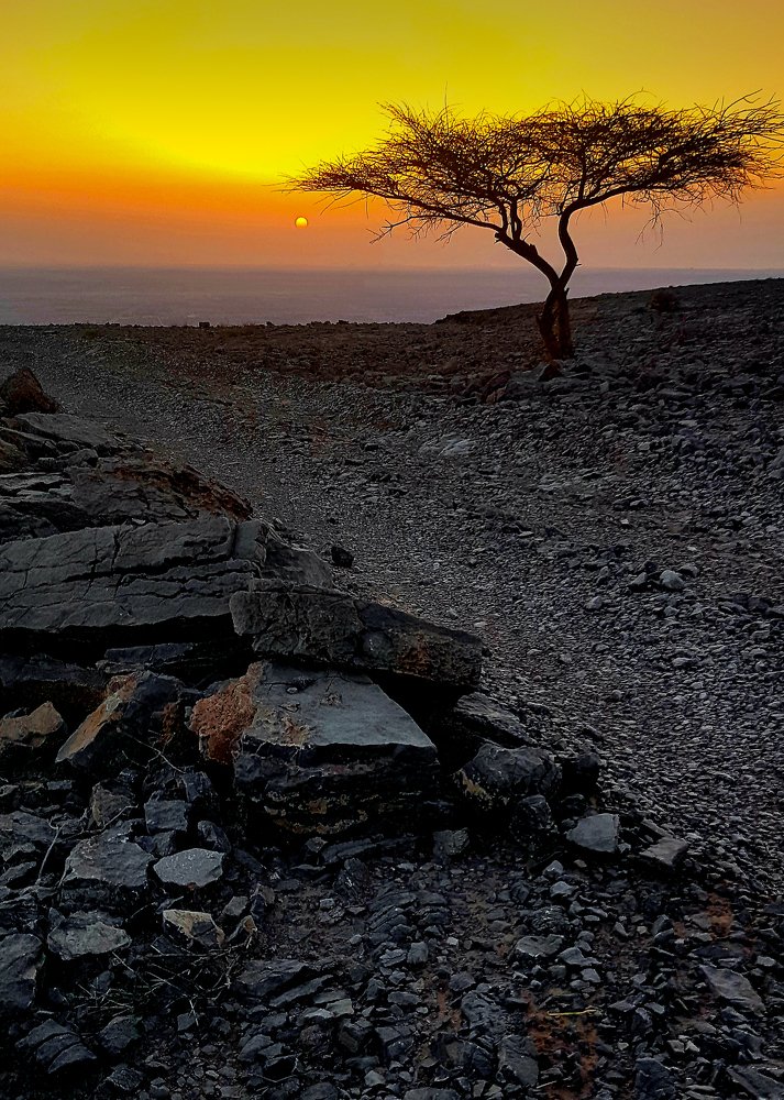 Khath Hill Sun Set - RAK - UAE
