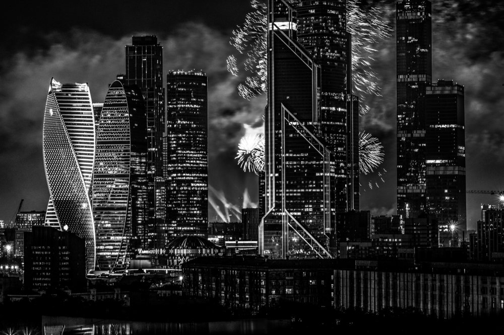 Monochrome Fireworks