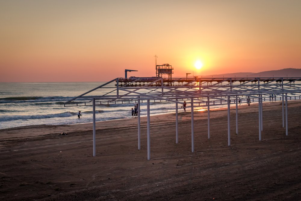 Закат в Орлёнке