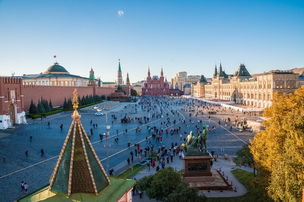 Красная площадь сверху
