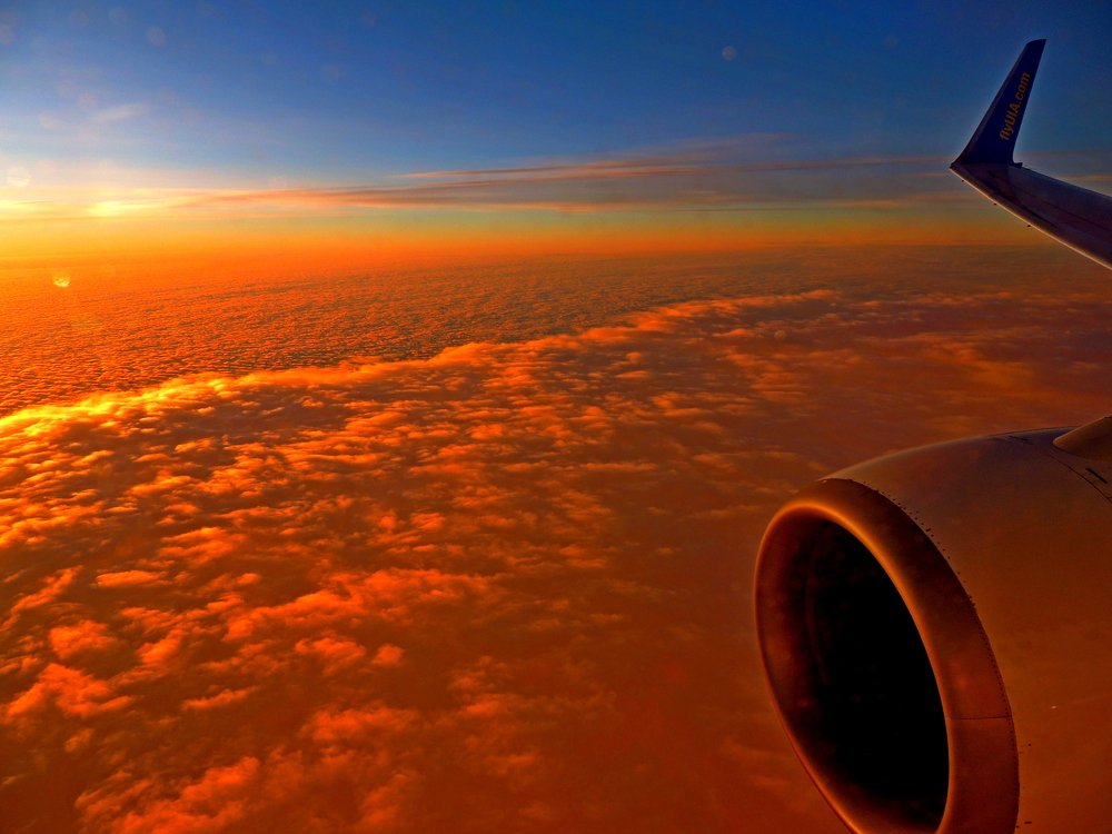 Рассвет в воздухе