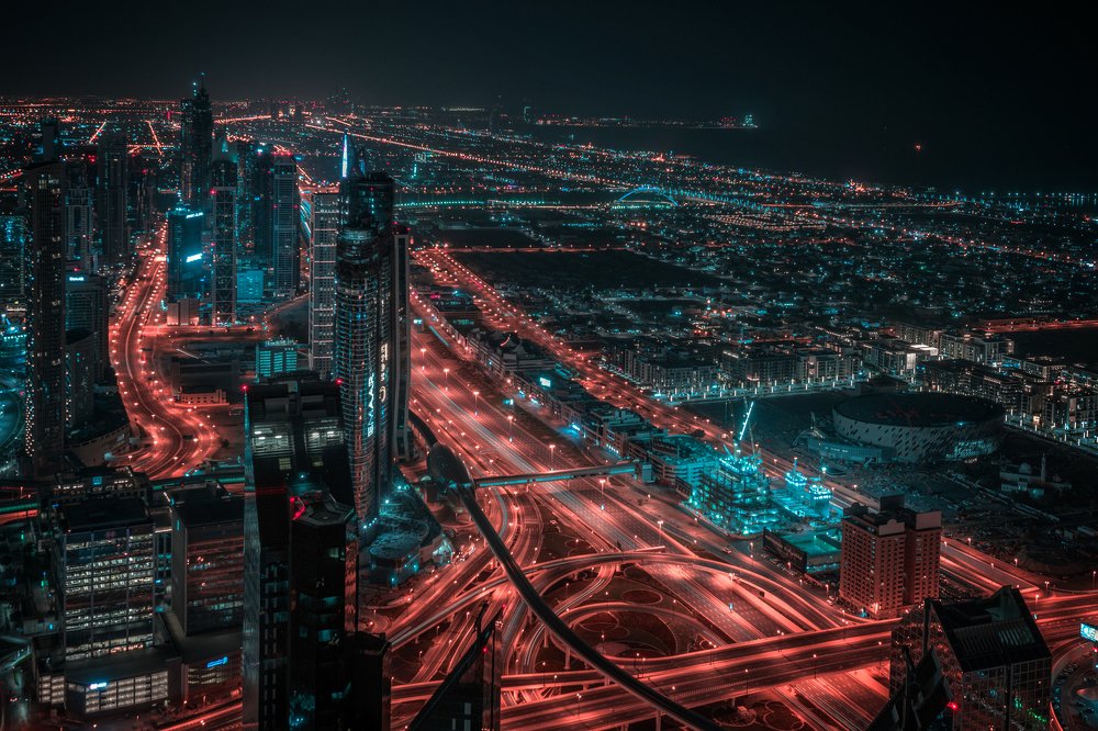 dubai at night
