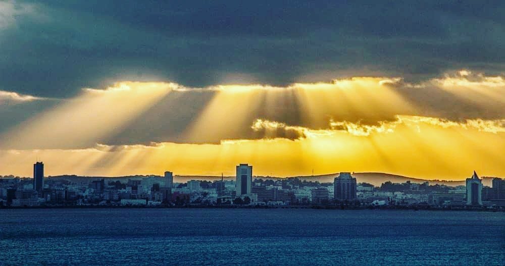 Sunset from Tunis