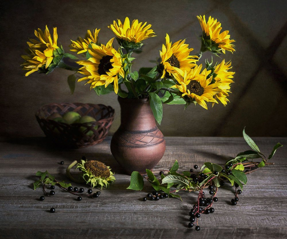 Подсолнухи