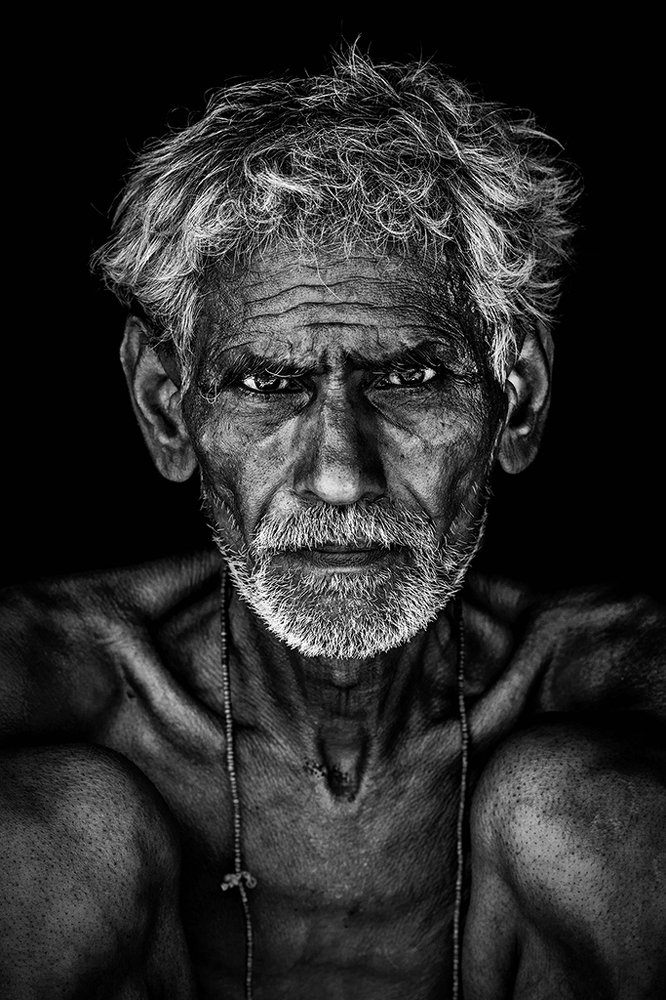 An Old Man Begging