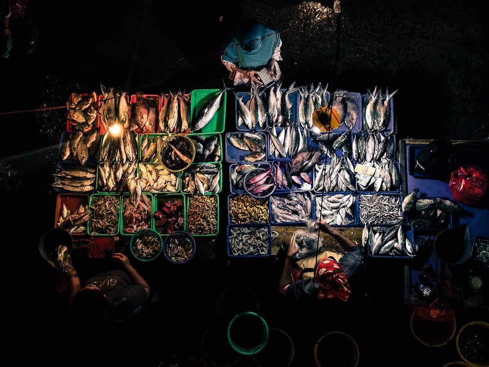 A bright transaction is taking place