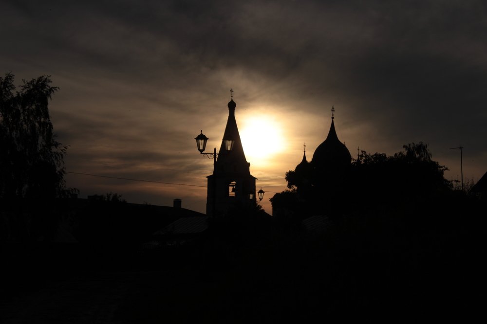 Закат в Суздале