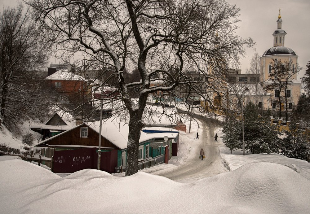 Утро маленького городка