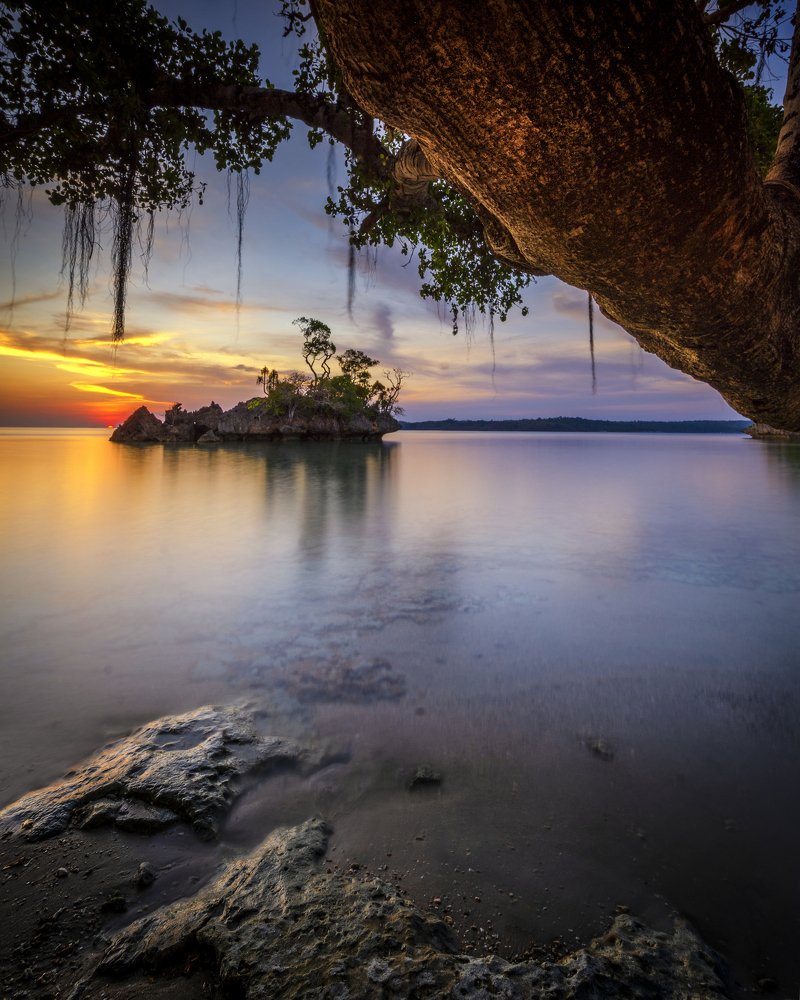 STUNNING SUNSET IN SELAYAR ISLAND