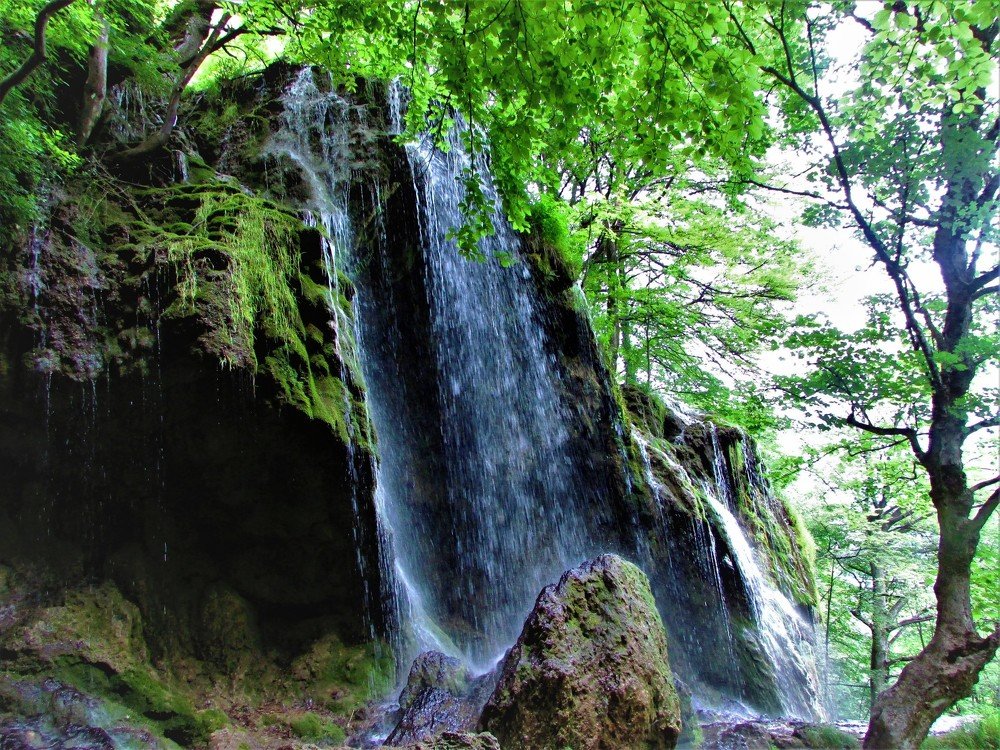 Waterfall "Varovitets", Etropole, Bulgaria
