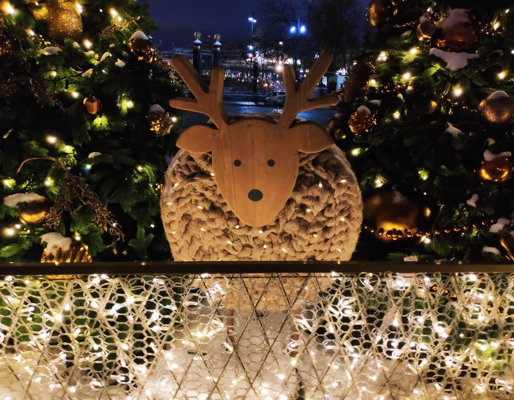 Новогодний "круглолень"