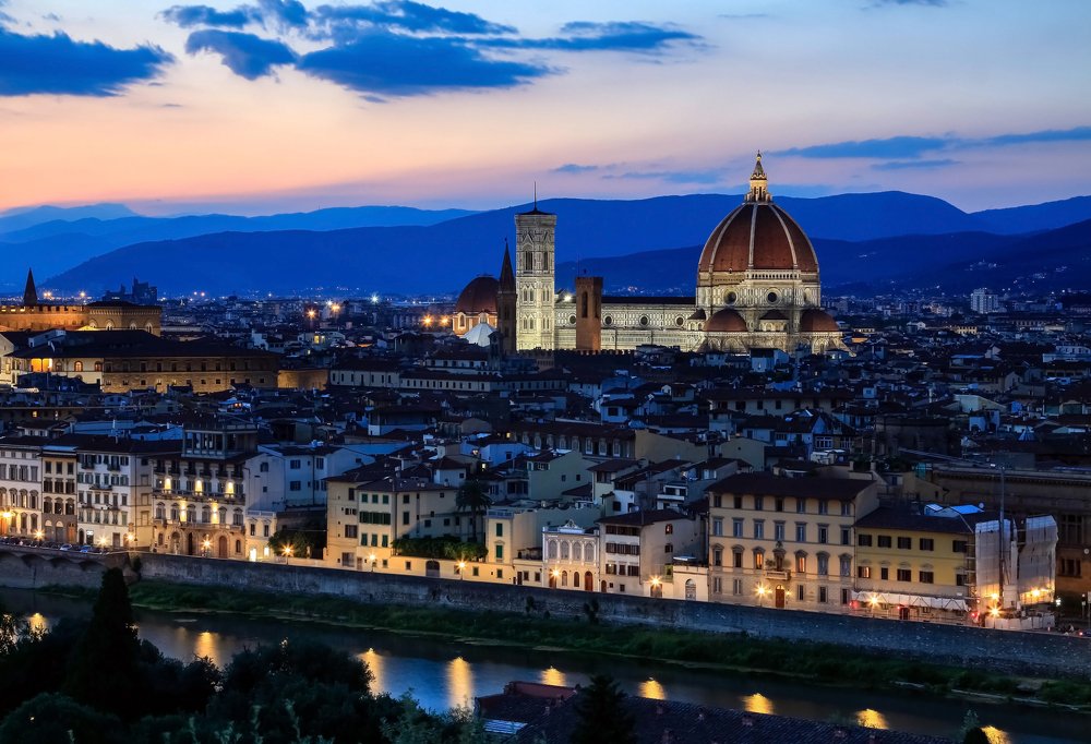 Iconic Florence sunset