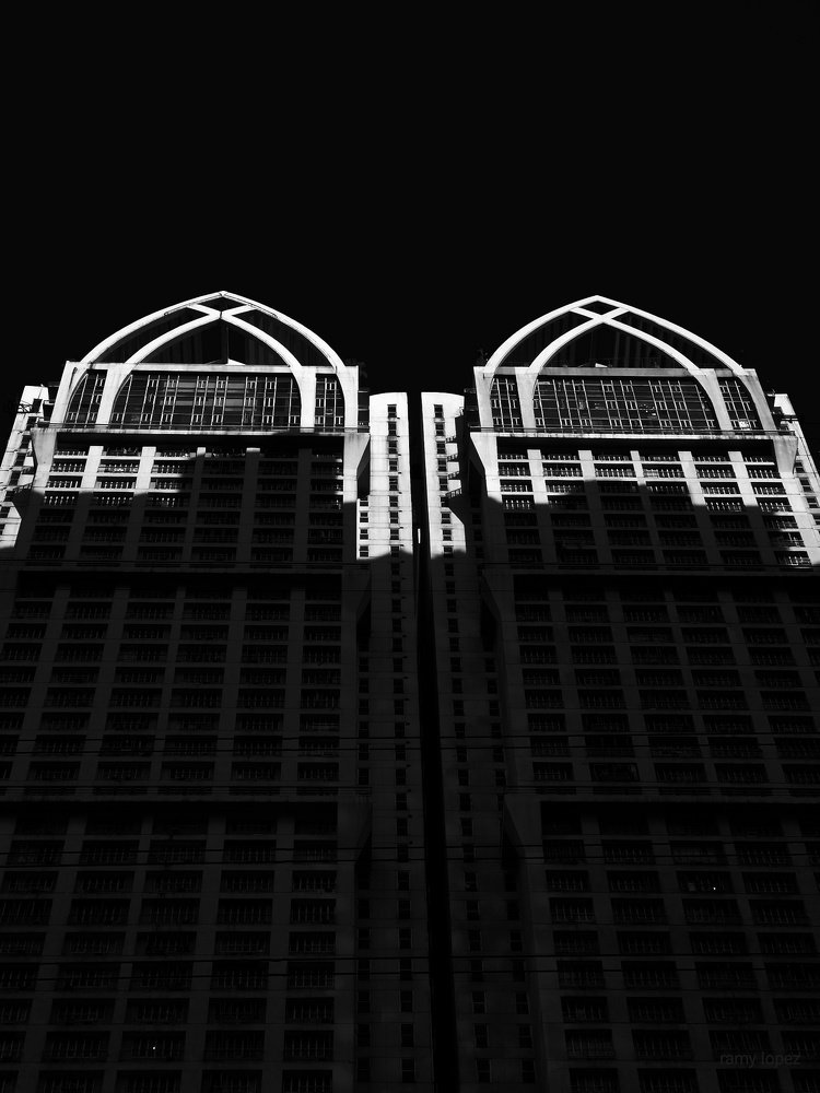 Two towers in Manila