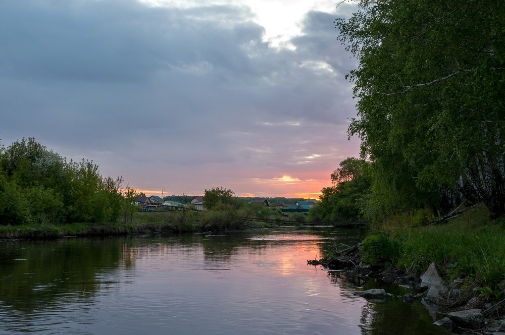 Розовый закат