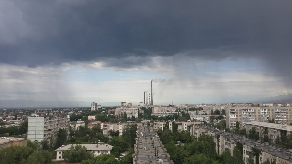Thunderstorm in Bishkek | Гроза в Бишкеке