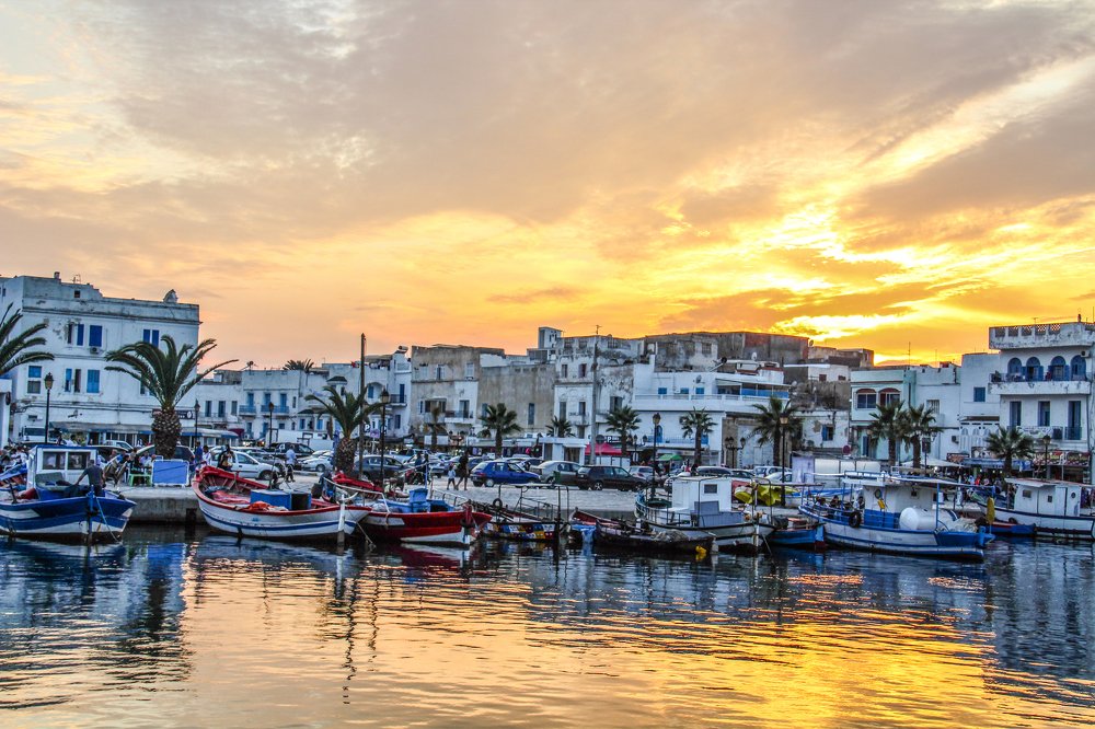 Sunset From Bizerte