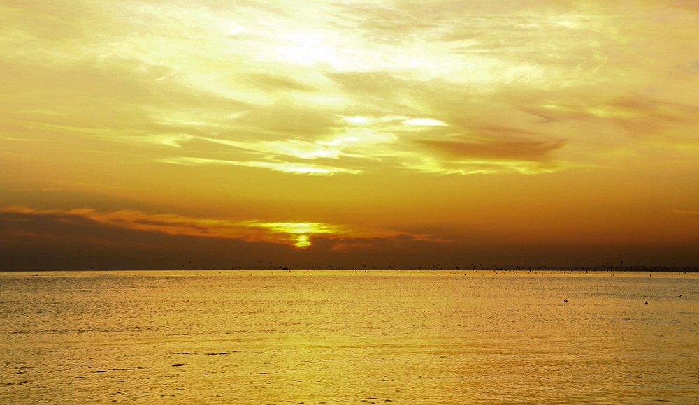 Sunrise in the Mediterranean