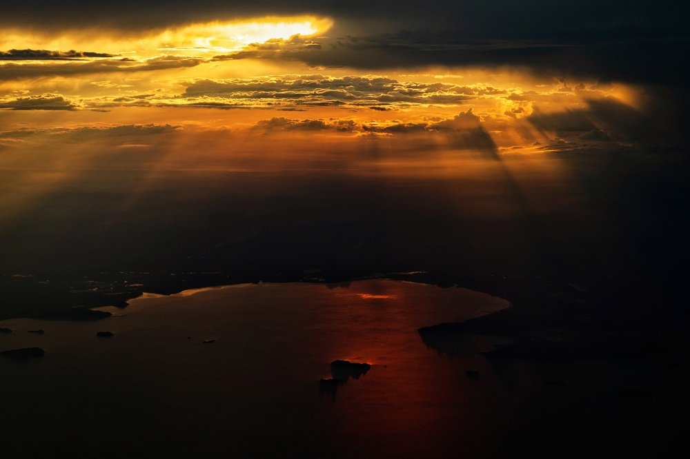 Закат над Сураттхани, Таиланд